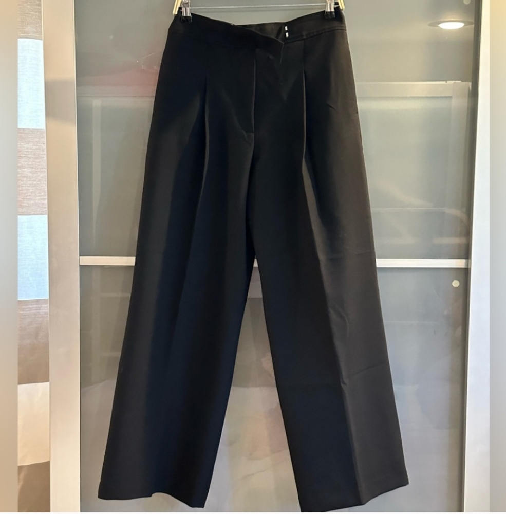 Zara Black Wide Leg Pants Jumpsuits - Picture 8 of 9